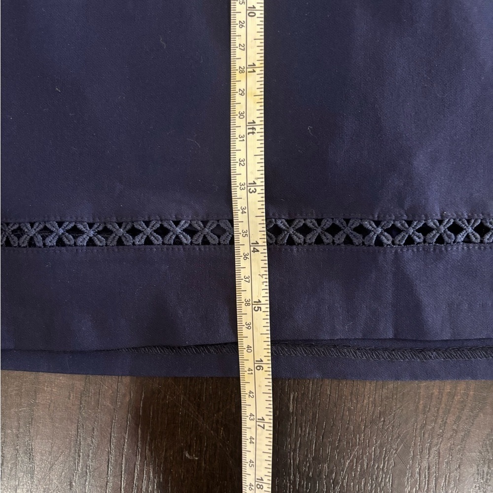 Crown & Ivy Navy Blue Skirt Skort Size 4 - Picture 9 of 10